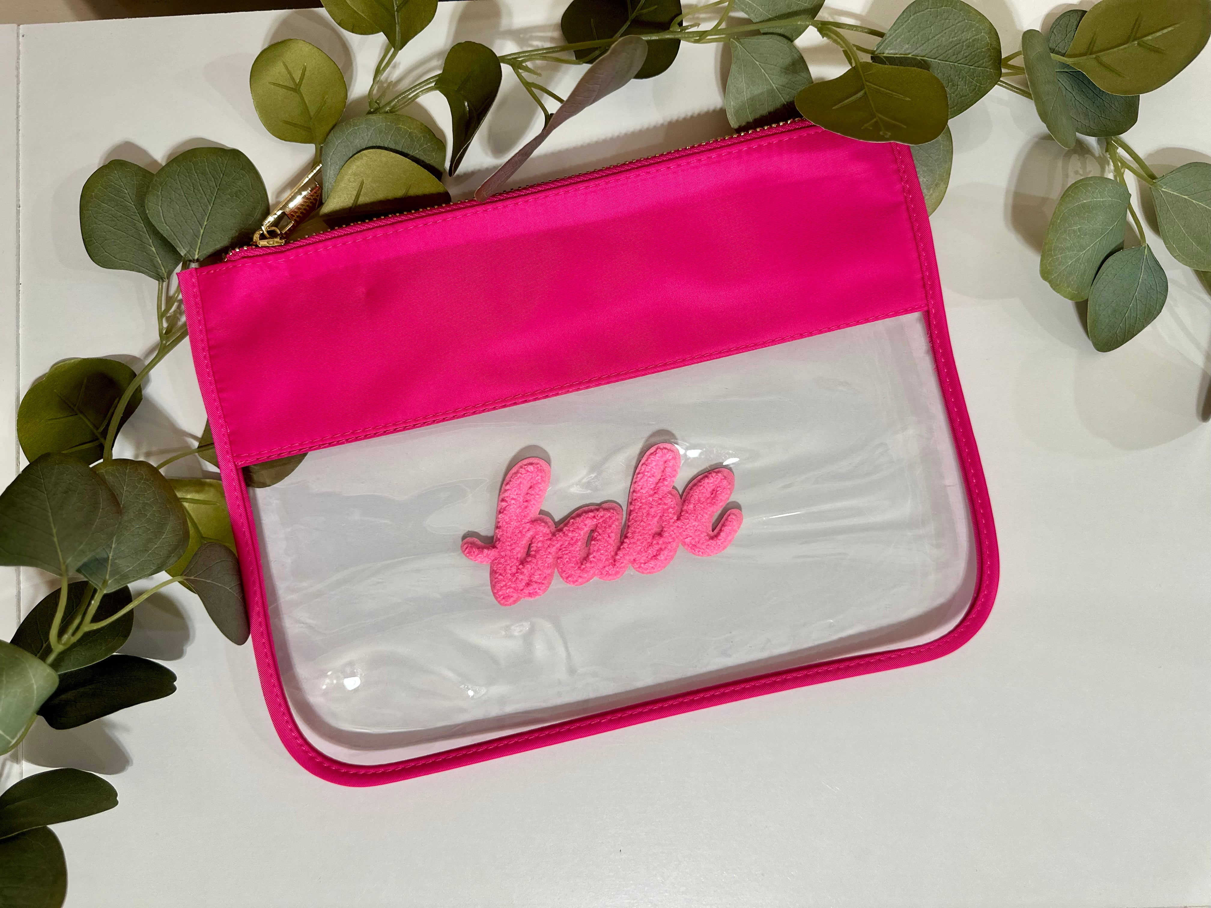 Bride & Babe Clear Patch Pouch