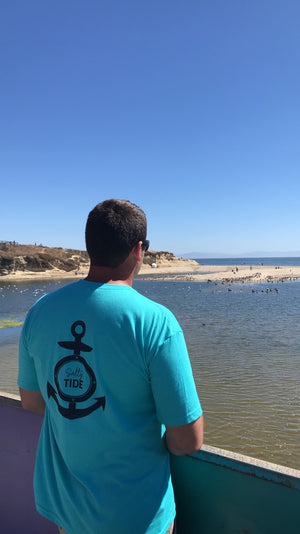 Short Sleeve Anchor Tee Tahitian Blue