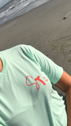 Short Sleeve Anchor Tee Mint