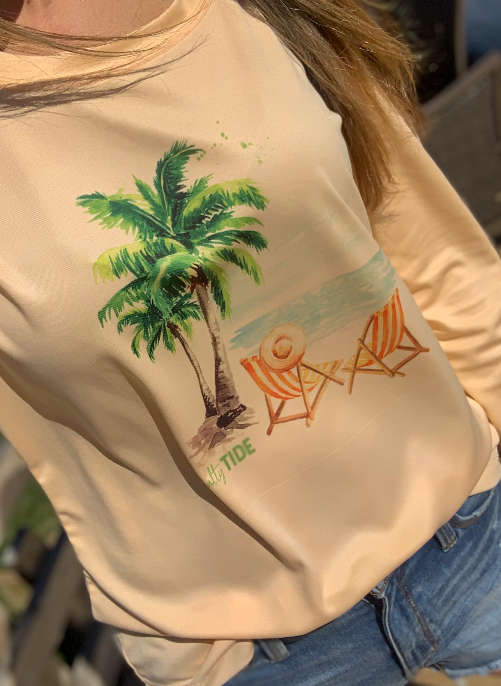 Ladies Beach Chair Long Sleeve