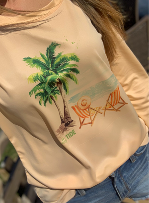 Ladies Beach Chair Long Sleeve